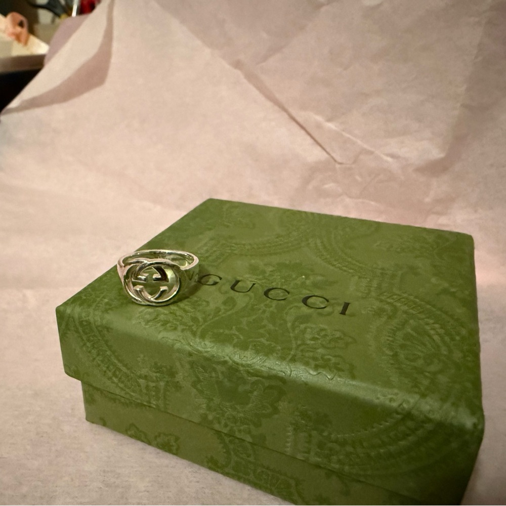 Gucci sterling silver ring size 6 - Picture 2 of 6